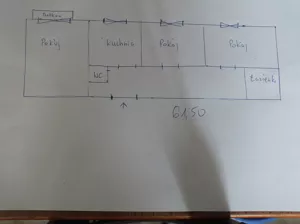 sprzedam mieszkanie 3 pokoje do remontu