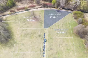 Działka 1 391,00 m², Budy Zosine, Batalionu, Sprzedaż