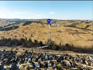 Działka 3 812,00 m², Biały Dunajec, Sprzedaż
