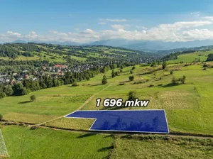 Działka 1 696,00 m², Biały Dunajec, Sprzedaż