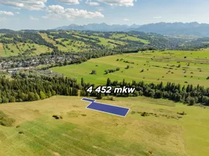 Działka 4 452,00 m², Biały Dunajec, Sprzedaż