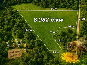 Działka 8 082,00 m², Czułów, Sprzedaż