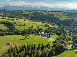 Działka 1 203,00 m², Gliczarów Dolny, Sprzedaż