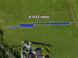 Działka 8 033,00 m², Nowy Targ, Jana Pawła II, Sprzedaż