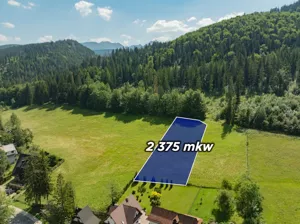 Działka 2 375,00 m², Zakopane, Jaszczurówka, Sprzedaż
