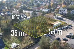 Działka 1 857,00 m², Otwock, Józefa Ignacego Kraszewskiego, Sprzedaż