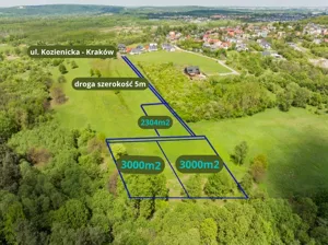 Działka 2 300,00 m², Kraków, Dębniki, Kozienicka, Sprzedaż