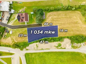 Działka 1 034,00 m², Grywałd, Kwiatowa, Sprzedaż