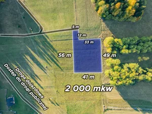Działka 2 000,00 m², Łapsze Niżne, Leśna, Sprzedaż