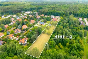 Działka 6 885,00 m², Zaborów, Leśna, Sprzedaż