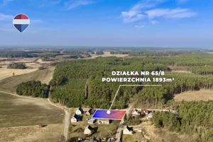 Działka 1 893,00 m², Leśniów Mały, Sprzedaż