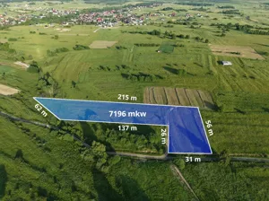 Działka 7 196,00 m², Lipnica Wielka, Sprzedaż
