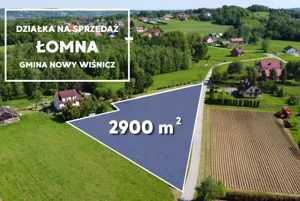 Działka 2 902,00 m², Łomna, Sprzedaż