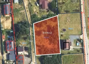 Działka 1 008,00 m², Nowe Grochale, Sprzedaż