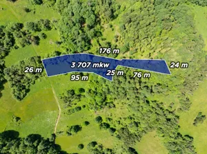 Działka 3 707,00 m², Ochotnica Dolna, Sprzedaż