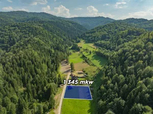 Działka 1 345,00 m², Ochotnica Dolna, Osiedle Rola, Sprzedaż