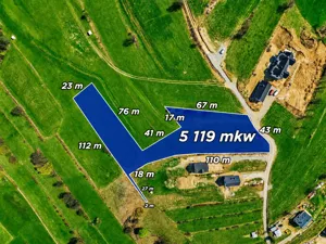 Działka 5 119,00 m², Rabka-Zdrój, Poniatowskiego, Sprzedaż