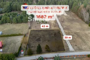 Działka 1 682,00 m², Przykory, Sprzedaż