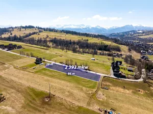 Działka 2 393,00 m², Biały Dunajec, Tadeusza Kościuszki, Sprzedaż