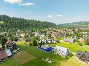 Działka 679,00 m², Poronin, Tadeusza Kościuszki, Sprzedaż