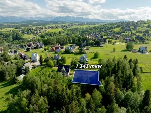 Działka 1 343,00 m², Bukowina Tatrzańska, Wierch Głodowski, Sprzedaż