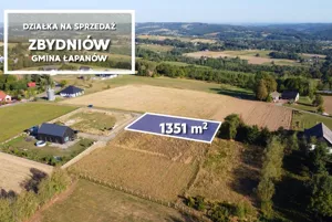 Działka 1 351,00 m², Zbydniów, Sprzedaż