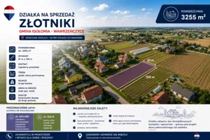 Działka 3 285,00 m², Złotniki, Sprzedaż