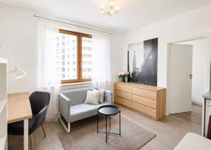 Mieszkanie dwupokojowe 32,14 m², Warszawa, Mokotów, Obrzeżna, Wynajem