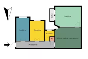 Mieszkanie czteropokojowe 90,23 m², Łódź, Piotrkowska, Sprzedaż