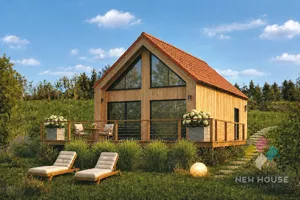 Dom wolnostojący 56,60 m², Woryty, Sprzedaż