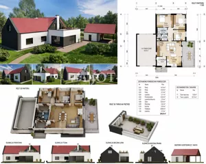 Dom wolnostojący 204,83 m², Szewce, Sprzedaż