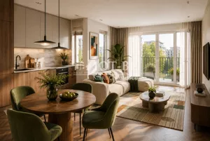 Mieszkanie dwupokojowe 44,13 m², Wrocław, Krzyki-Partynice, Krzyki, Gwiaździsta, Sprzedaż