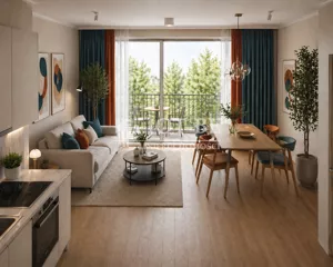 Mieszkanie trzypokojowe 54,46 m², Wrocław, Krzyki-Partynice, Krzyki, Braterska, Sprzedaż