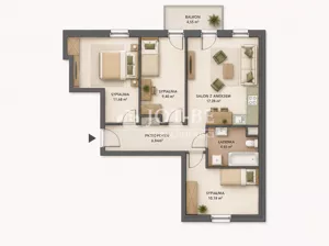 Mieszkanie czteropokojowe 60,00 m², Święta Katarzyna, Sprzedaż