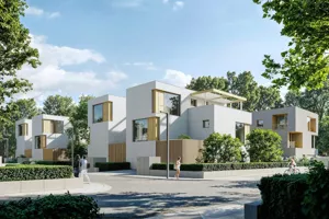Nova Królikarnia, nowe domy, Ronson Development, ul. Japońskiej Wiśni, Mokotów, Warszawa