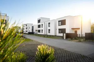 Nowe Warzymice VII, nowe domy, Ronson Development, ul. Spacerowa, Rajkowo