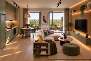 Mieszkanie dwupokojowe 51,71 m², Kraków, Podgórze, Łagiewnicka, Sprzedaż
