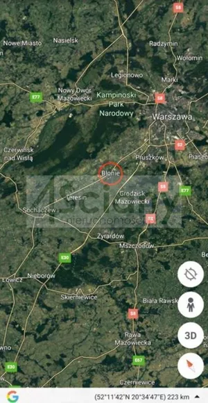 Działka 11 499,00 m², Błonie, Sprzedaż