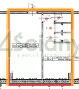 Biuro 38,69 m², Warszawa, Mokotów, Wynajem