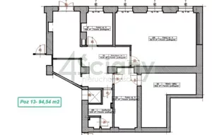 Biuro 94,54 m², Warszawa, Mokotów, Wynajem