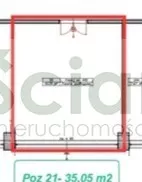 Biuro 35,05 m², Warszawa, Mokotów, Wynajem