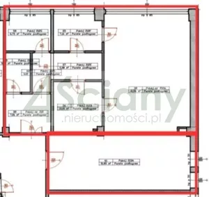 Biuro 116,58 m², Warszawa, Mokotów, Wynajem