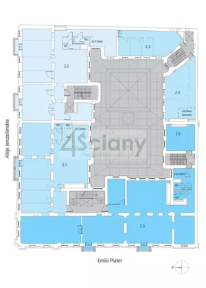 Biuro 59,77 m², Warszawa, Śródmieście, Wynajem