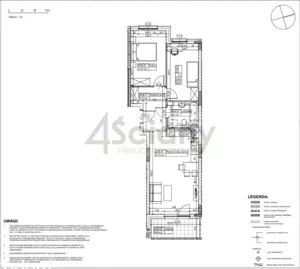 Mieszkanie trzypokojowe 59,00 m², Warszawa, Białołęka, Marywilska, Sprzedaż