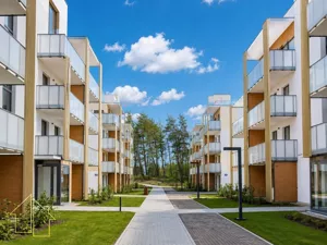 Mieszkanie jednopokojowe 33,32 m², Dąbki, Letniskowa, Sprzedaż
