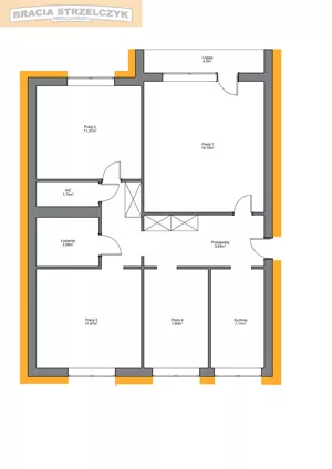 Mieszkanie czteropokojowe 73,85 m², Warszawa, Bemowo, Juliusza Kaden-Bandrowskiego, Sprzedaż