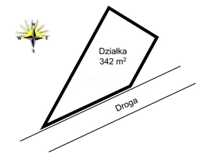Działka 342,00 m², Biała Podlaska, Sprzedaż