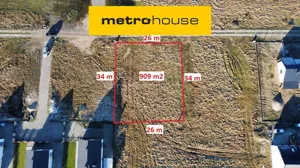 Działka 909,00 m², Niestkowo, Dębowa, Sprzedaż