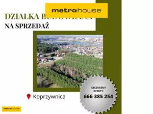 Działka 1 299,00 m², Koprzywnica, Jasińskiego, Sprzedaż