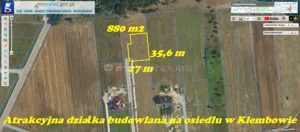 Działka 880,00 m², Klembów, Sprzedaż